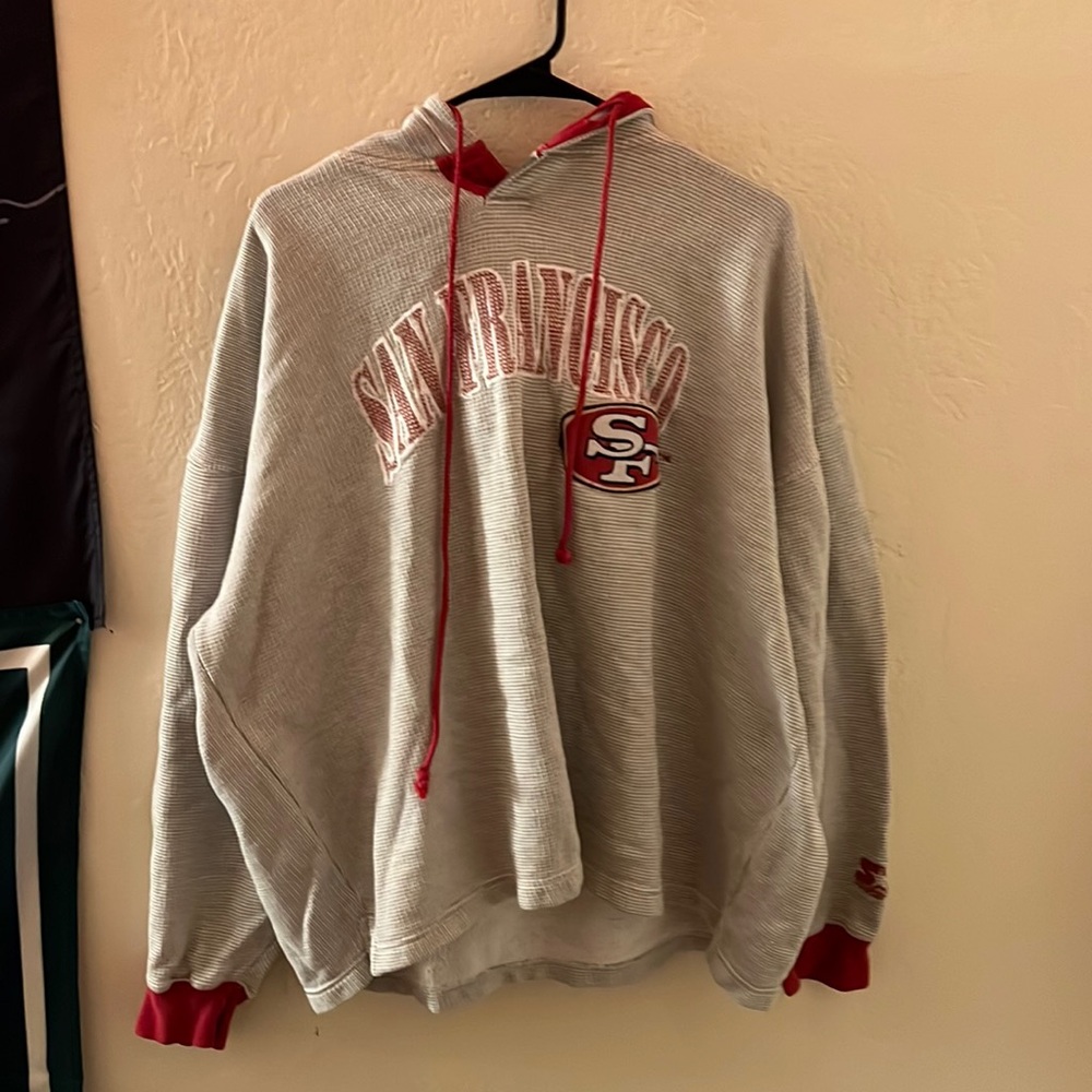 Vintage 90s starter San Francisco 49ers hoodie sweatshirt